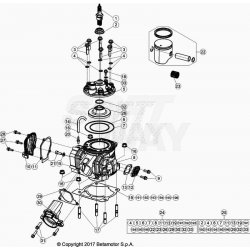 Cylindre et kit piston BETA 125 RR 2T 2024 