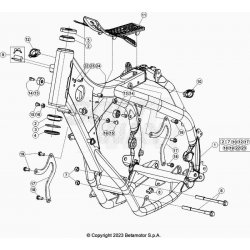 Cadre, chassis BETA 125 RR 2T 2024 