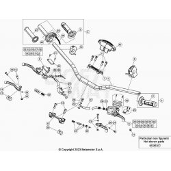 Guidon et maître cylindre BETA 200 RR 2T 2024 