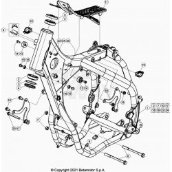 Cadre, chassis BETA 250 RR 2T 2024 