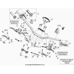 Guidon et maître cylindre BETA 250 RR 2T 2024 