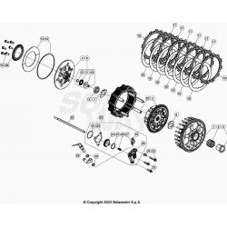 Embrayage et cloche BETA 350 RR 4T 2024 