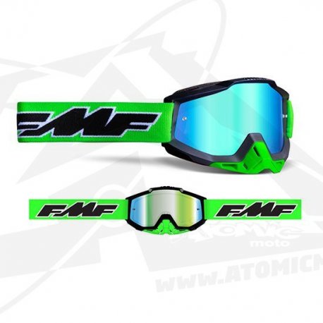 Lunettes FMF POWERBOMB Rocket Lime - Ecran Miroir Vert