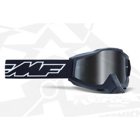 Lunettes FMF POWERBOMB Rocket Black - Ecran Miroir Argent 