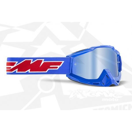 Lunettes FMF POWERBOMB Rocket Blue - Ecran Miroir Bleu