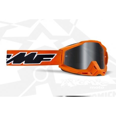 Lunettes FMF POWERBOMB Rocket Orange - Ecran Miroir Argent 