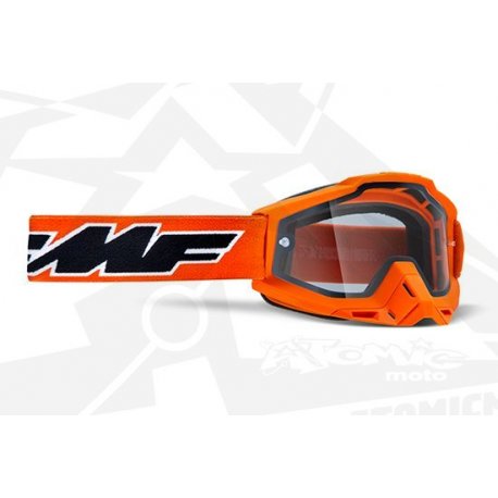 Lunettes FMF POWERBOMB Enduro Rocket Orange - Ecran Transparent double