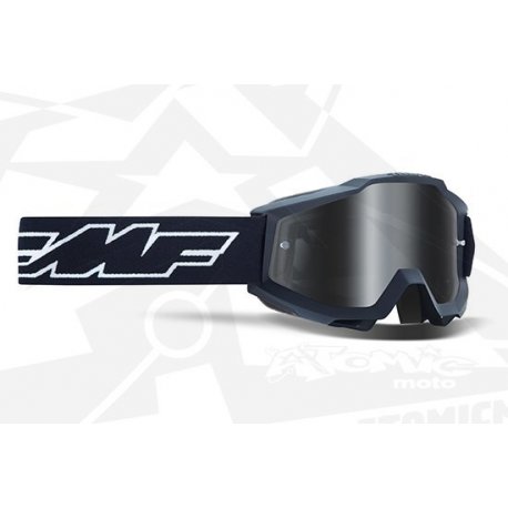 Lunettes FMF POWERBOMB Enfant Rocket Black - Ecran Miroir Argent