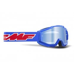 Lunettes FMF POWERBOMB Enfant Rocket Blue - Ecran Miroir Bleu