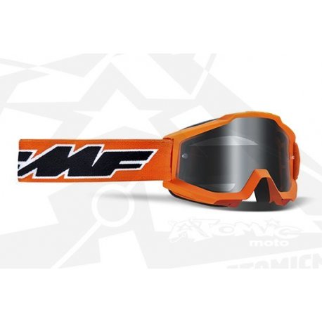 Lunettes FMF POWERBOMB Enfant Rocket Orange - Ecran Miroir Argent