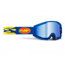 Lunettes FMF POWERCORE Flame Navy - Ecran Miroir Bleu