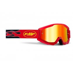 Lunettes FMF POWERCORE Flame Red - Ecran Miroir Rouge