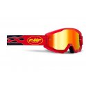 Lunettes FMF POWERCORE Flame Red - Ecran Miroir Rouge