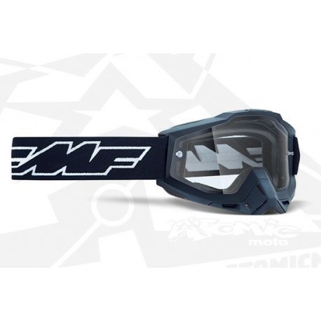 Lunettes FMF POWERBOMB Enduro Rocket Black - Ecran Transparent double 