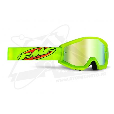 Lunettes FMF POWERCORE Enfant Core Yellow - Ecran Miroir Or 