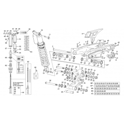 Amortisseur - Bras oscillant SHERCO 250 SEF FACTORY 4T 2024 