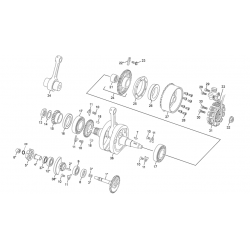 Vilebrequin assemble SHERCO 250 SEF FACTORY 4T 2024 