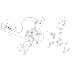 Corps d'injection SHERCO 450 SEF FACTORY 4T 2024 