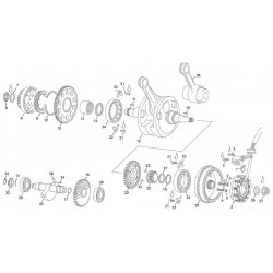 Vilebrequin assemble SHERCO 500 SEF FACTORY 4T 2024 