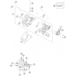 Carters moteur GASGAS 50 MC 2T 2024 