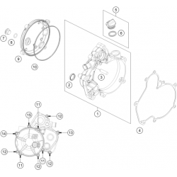 Carter d'embrayage GASGAS 50 MC 2T 2024 