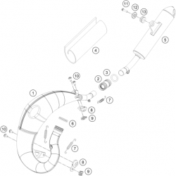 Échappement GASGAS 65 MC 2T 2024 