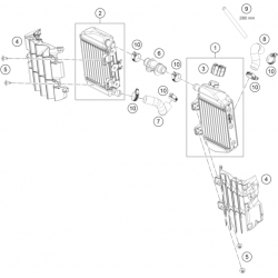 Système de refroidissement GASGAS 65 MC 2T 2024 