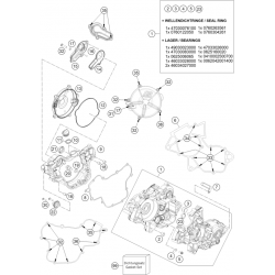 Carters moteur GASGAS 85 MC 14/17 2T 2024 