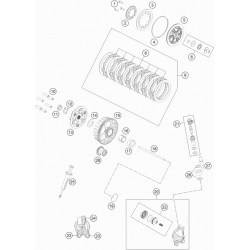 Embrayage GASGAS 85 MC 14/17 2T 2024 
