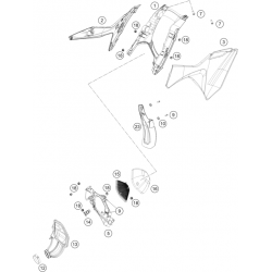 Filtre à air et boîte à air GASGAS 125 MC 2T 2024 