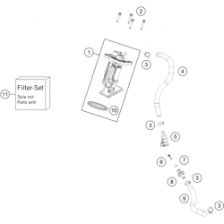 Pompe à carburant GASGAS 125 MC 2T 2024 