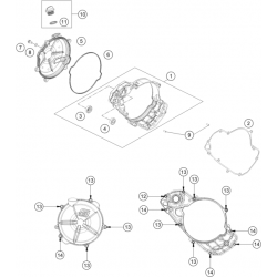 Carter d'embrayage GASGAS 125 MC 2T 2024 