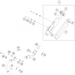 Échappement GASGAS 250 EC-F 4T 2024 