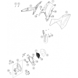 Filtre à air et boîte à air GASGAS 250 EC-F 4T 2024 