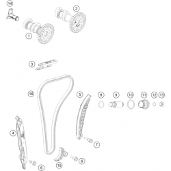 Système de distribution GASGAS 250 EC-F 4T 2024 