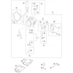 Corps d'injection GASGAS 250 EC-F 4T 2024 