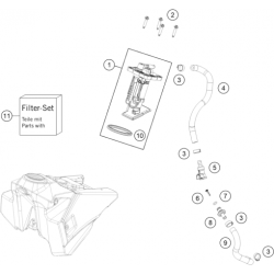 Pompe à carburant GASGAS 250 MC 2T 2024 