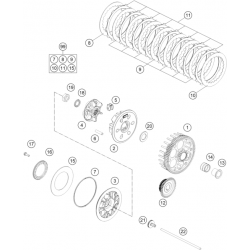 Embrayage GASGAS 250 MC 2T 2024 