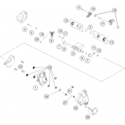 Entraînement de vanne GASGAS 250 MC 2T 2024 