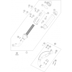 Échappement GASGAS 250 MC-F 4T 2024 