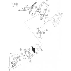 Filtre à air et boîte à air GASGAS 250 MC-F 4T 2024 