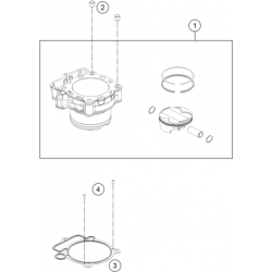 Cylindre GASGAS 350 MC-F 4T 2024 