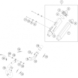 Échappement GASGAS 450 EC-F 4T 2024 