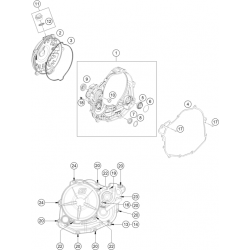 Carter d'embrayage GASGAS 450 EC-F 4T 2024 