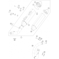 Échappement GASGAS 450 MC-F 4T 2024 