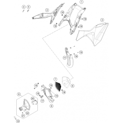 Filtre à air et boîte à air GASGAS 450 MC-F 4T 2024 