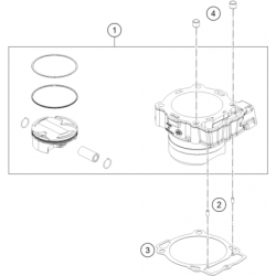 Cylindre GASGAS 450 MC-F 4T 2024 