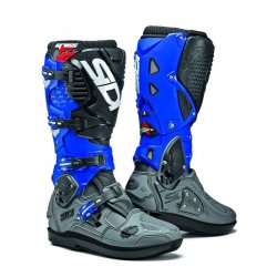 Bottes SIDI CROSSFIRE 3 SRS - Gris / Bleu / Noir 