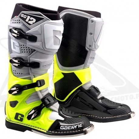 Bottes GAERNE SG12 - Gris / Jaune Fluo / Noir 