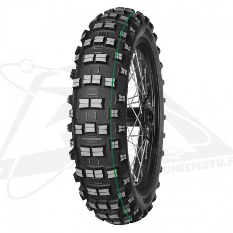 Pneu MITAS Enduro EF-07 Super Light 140/80-18 - Bande verte 